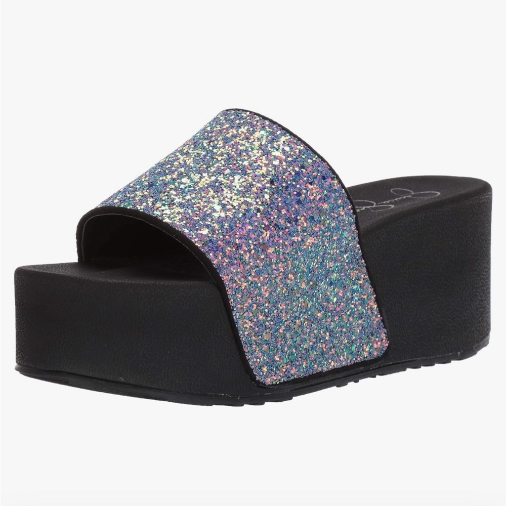 🪩 Jessica Simpson Wedge Slides - Size 8. Box included 🪩